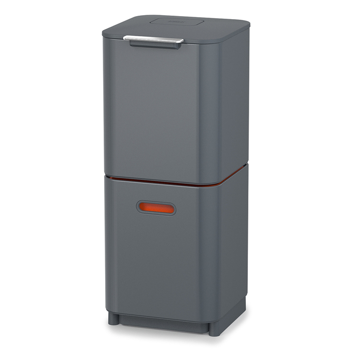 Контейнер для сміття з двома баками 40 л графіт Totem Compact Joseph Joseph