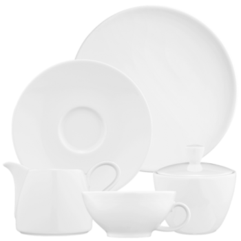 Чайний сервіз 20 предметів білий Fashion Seltmann