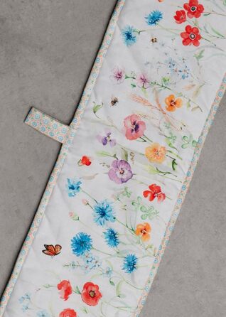 Рукавички для духовки Maison d&39 Hermine, Прихватки для каструль, 100 бавовна, термостійкі кухонні рукавички, рукавички для духовки (19 см x 33 см) та прихватки для каструль (20 см x 20 см) для приготування їжі, Морзін - Рукавички для духовки на День под