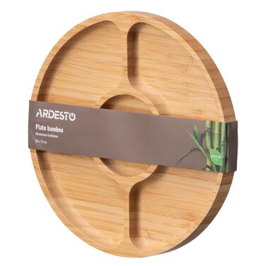 ARDESTO Менажница Midori, 20х1.6см, бамбук