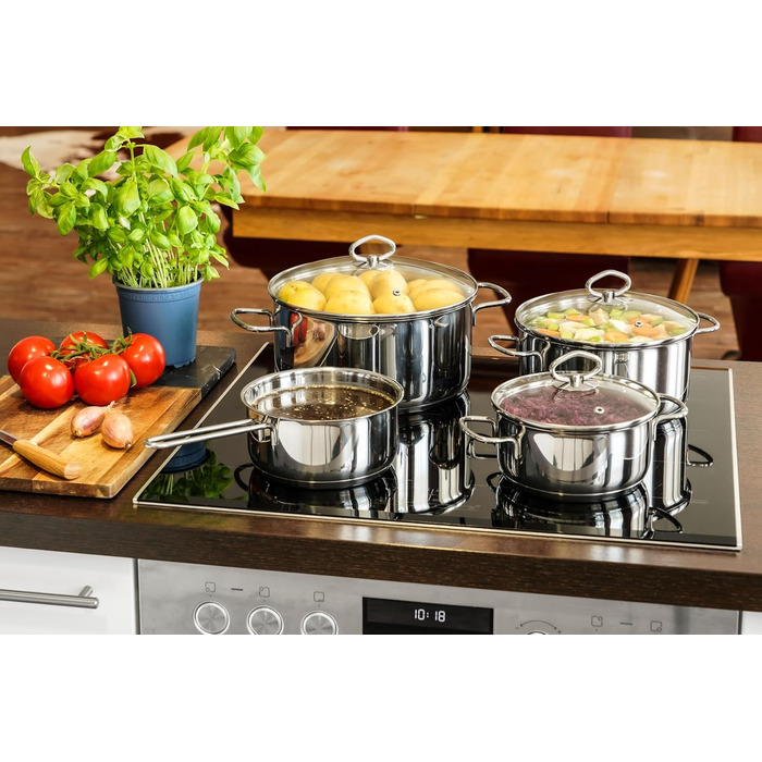 Набір каструль з нержавіючої сталі 7 предмети Kopf