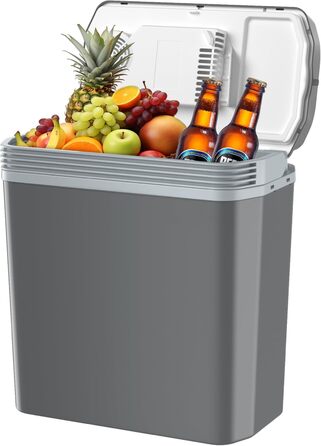 Автохолодильник 24 л 52 Вт сірий Aikku