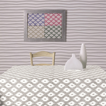 Скатертина Aitana textil Barcelo Gris, полікоттон