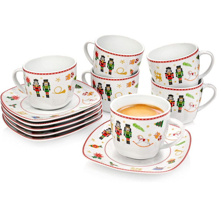 Набір чашок з блюдцем 175 мл. Bilgola