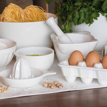 Ступка з товкачиком La Porcellana Bianca PREPARAZIONE, порцеляна, діам. 11,5 см