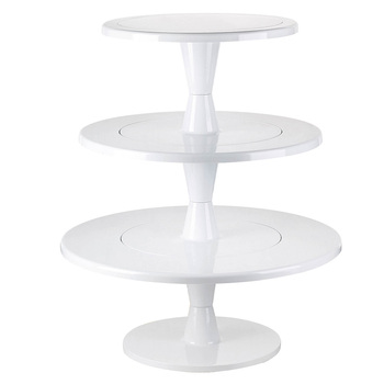 HULA UP XXL WHITE Подставка трехярусная