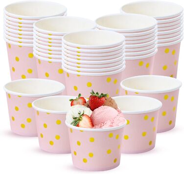 Набір паперові стаканчики для морозива 60 шт. 250 мл BIOZOYG