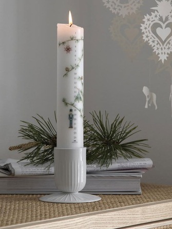 Подсвечник 5 см белый Hammershøi Kähler