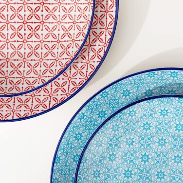 Фарфоровый набор посуды 32 предмета, разноцветный vancasso