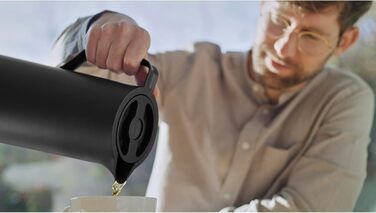 Термоглечик 1 л, чорний Motiva Emsa