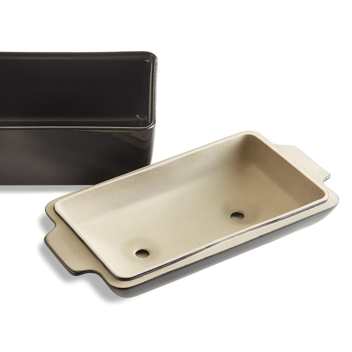 Керамика, Красный, 24x15x12,5 см (Уголь)