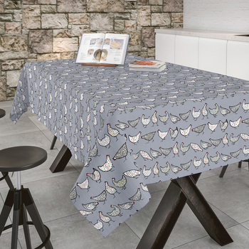 Скатертина Aitana textil Digital 082 в рулоні, полікоттон, ширина 140 см