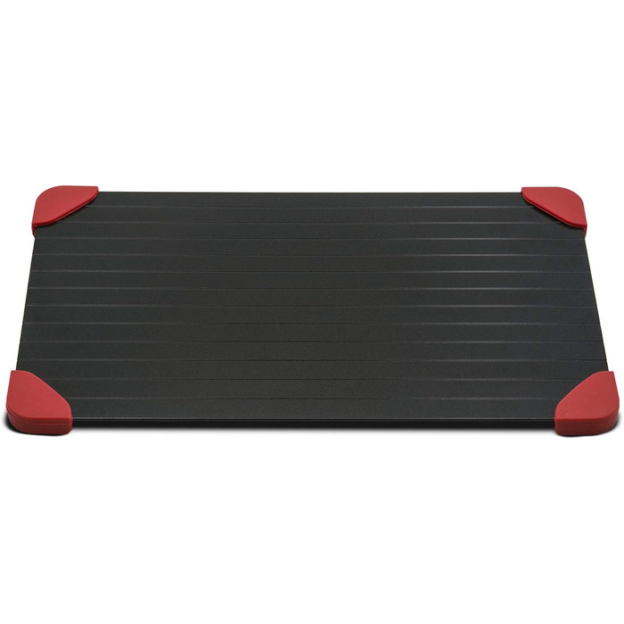 Доска для размораживания 35 x 20 см, черная/красная My Home