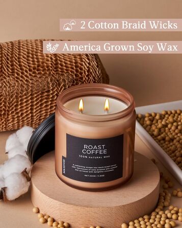 Ароматичні свічки у склянці 330 г, час горіння 70 годин M&SENSE