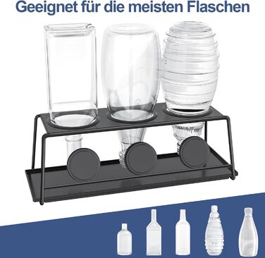 Тримач для пляшок 31,8 х 11 см чорний APEXCHASER