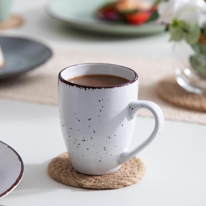 Столовий сервіз із керамограніту, набір із 40 предметів vancasso