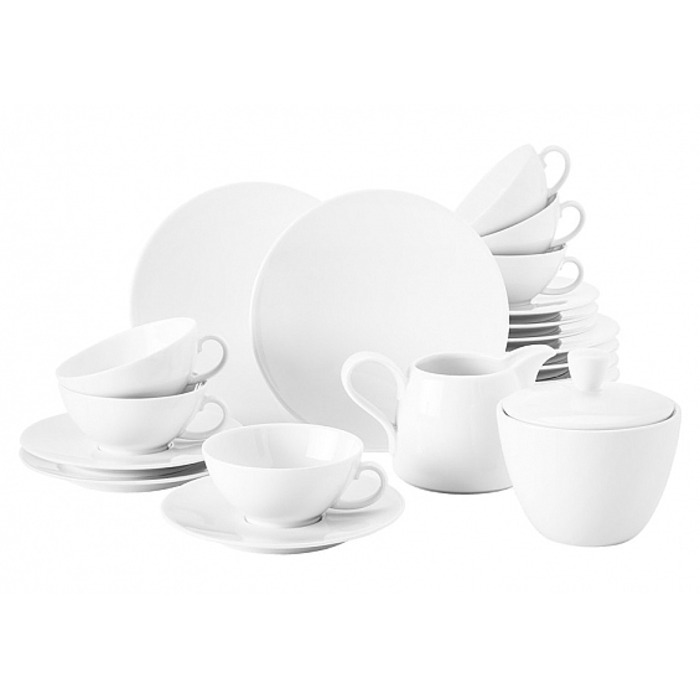 Чайний сервіз 20 предметів білий Fashion Seltmann