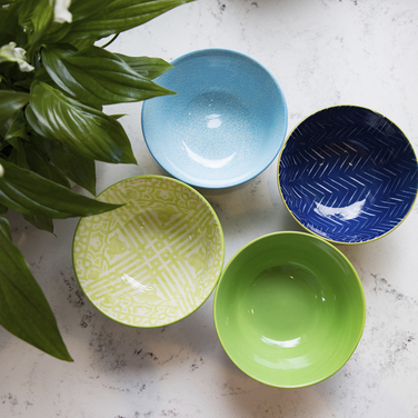 Миска Kitchen Craft MOSAIC, кераміка, діам. 16 см, 500 мл