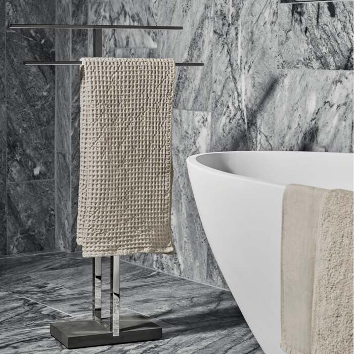 Вафельний рушник для лазні 70 х 140 см Moonbeam Caro Blomus