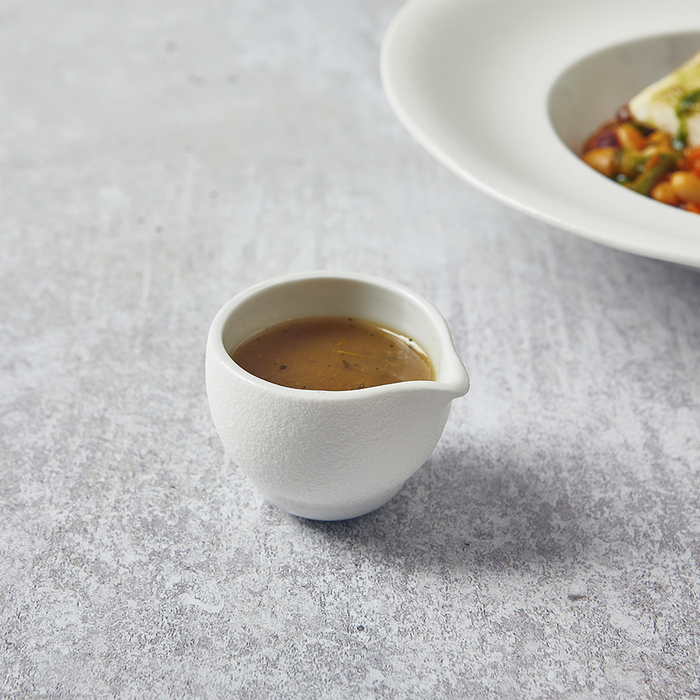 Молочник 100 мл, без ручки, Incise Porcelain Lustre, GenWare