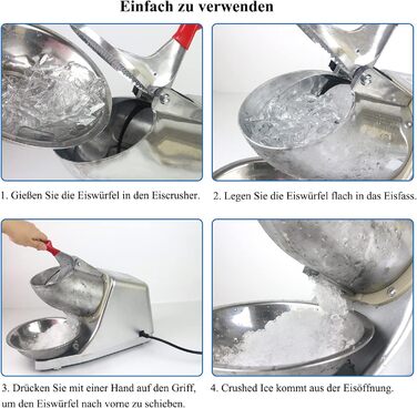 Електричний льодоподрібнювач 300 Вт Tosucs