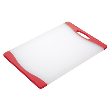 Доска кухонная Kitchen Craft Colourworks, пластик, красная, 20 x 36,5 см
