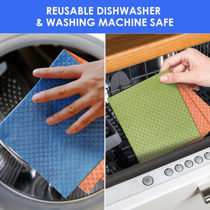 Салфетки для уборки 8 шт и 2 зажима для подвешивания Etokon.Org