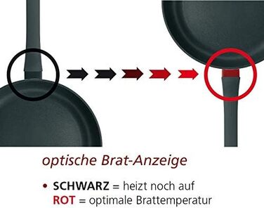 Сковорода Schulte-Ufer Charisma i, сковорода, литий алюміній, з оптичним дисплеєм для оптимальної температури, підходить для індукції, діаметр 24 см, 1638-24 i, алюмінієва сковорода 24 см