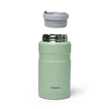 Термос для їжі Fissman 800 мл зелений нержавіюча сталь (9629)