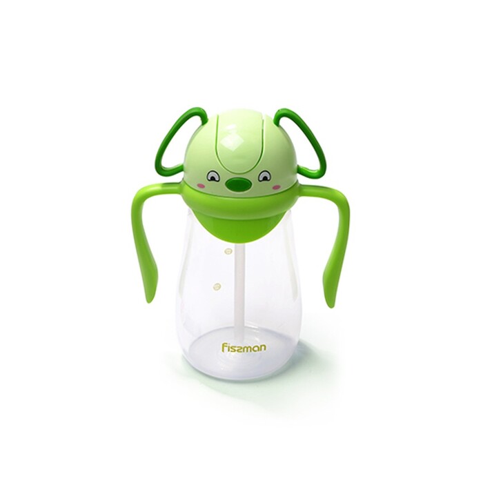 Пляшка для води Fissman 400 мл з трубочкою (6853)