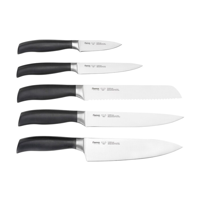 Набор Fissman ножей 6 пр. FUJIKAWA в деревянной подставке 3Cr14 сталь (2708)