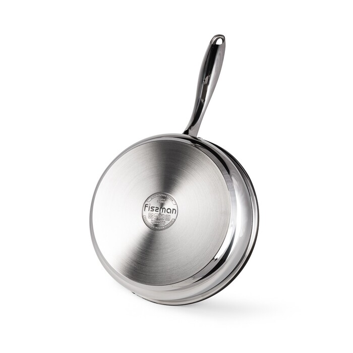 Сковорідка Fissman FORCE 26x7 см з індукційним антипригарним дном алюміній (5466)