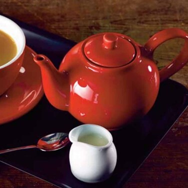 Чайник 450 мл, красный, Color Tea, GenWare