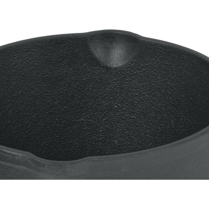 Сотейник чавунний 2 л з кришкою BBQ-Toro