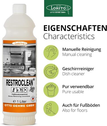 Засіб для миття кухонних меблів 1 л Lorito