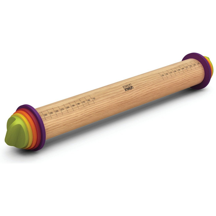 Скалка регульована різнобарвна Adjustable Rolling Pin Joseph Joseph