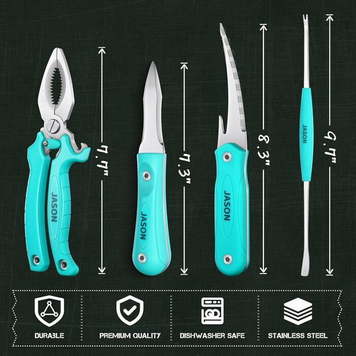 Набір інструменти для морепродуктів 5 шт JASON