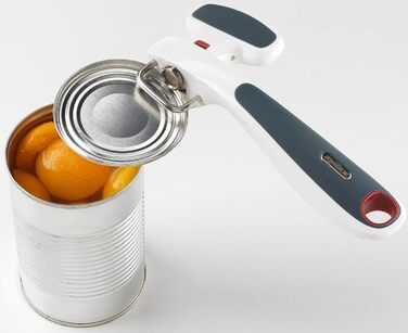 Відкривачка Zyliss Strong Boy 2, ABS, TPE, нержавіюча сталь, нейлон, посилений ПВХ, сірий, 23 x 5 x 4 см, E46145 (консервний нож з безпечним краєм)