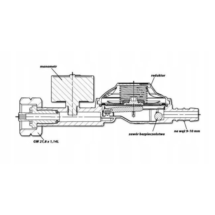 Редуктор с датчиком под ключ 7777270 Код: 010580