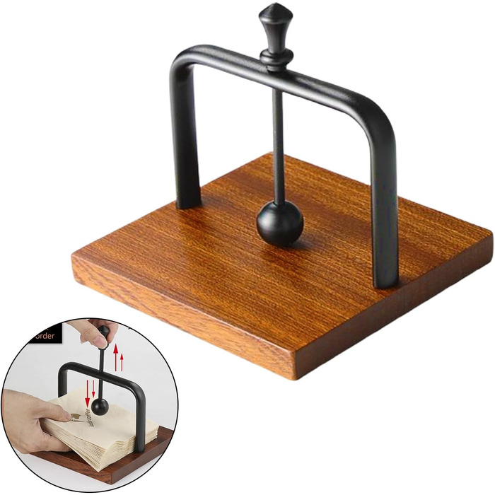 Дерев'яний тримач для серветок CaiYuanGJ