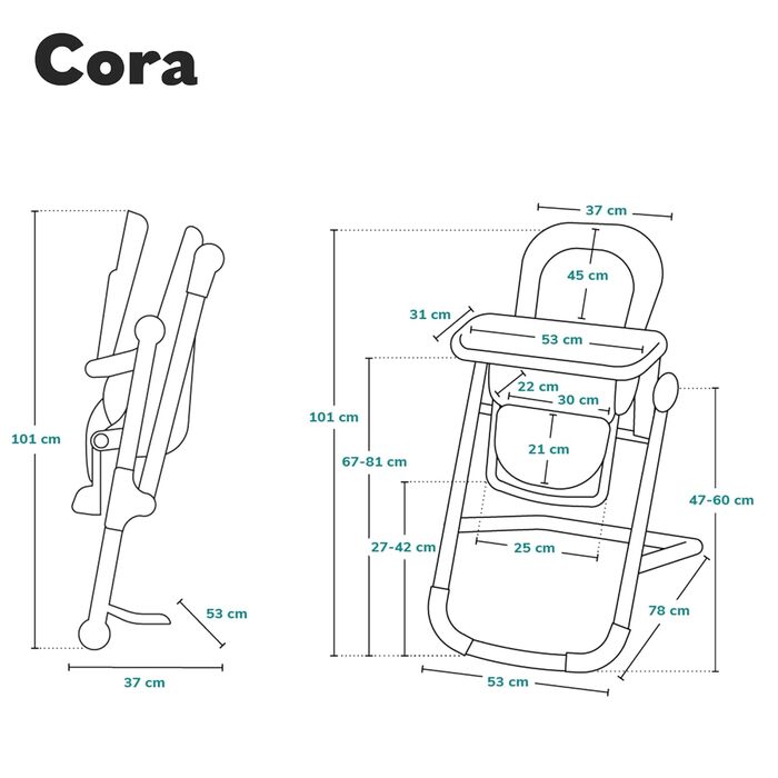 Детский стульчик для кормления от 6 месяцев Lionelo