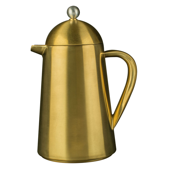 Кофейник с двойными стенками CreativeTops Thermique, золотой, 1000 мл