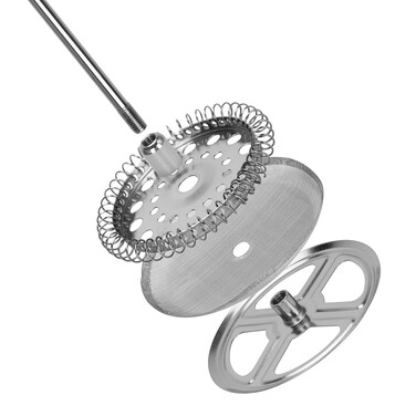 Заварочный чайник Fissman с поршнем 350 мл стеклянная колба (9147)