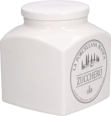 Банка для цукру порцеляна 1,1 л La Porcellana Bianca