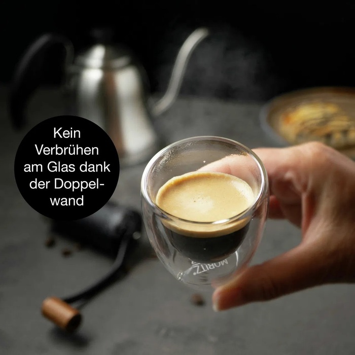 Набір з 6 термосклянок для еспресо Barista Torino Moritz & Moritz