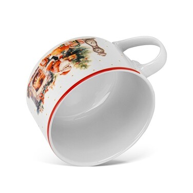 Кружка Fissman 700 мл NEW YEAR фарфор (13763)