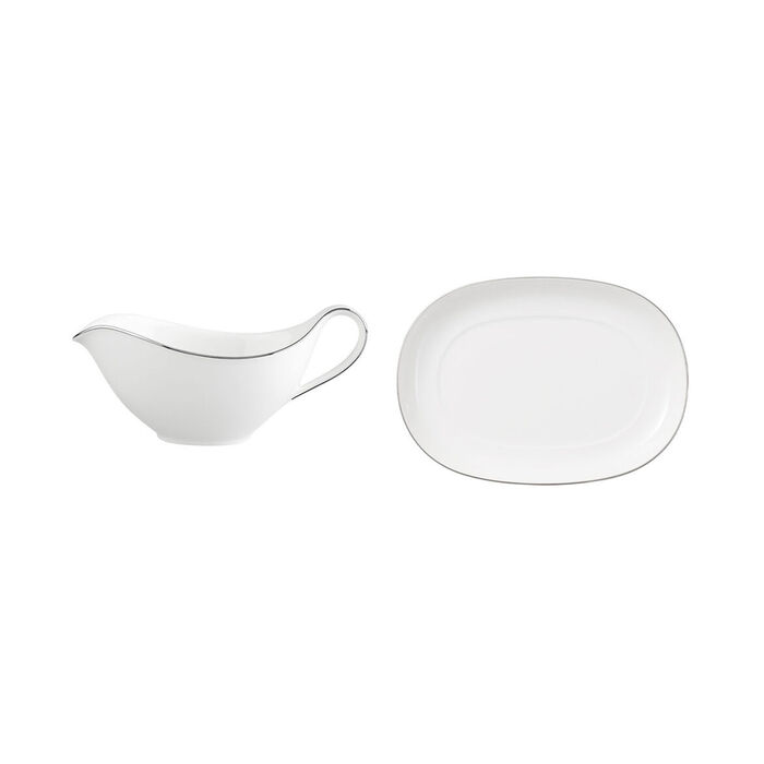 Соусник 0,44 л з блюдцем Anmut Platinum No.1 Villeroy & Boch