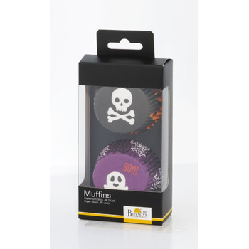 Набір форм для випічки маффінів, 48 шт, 7 см, Halloween I RBV Birkmann