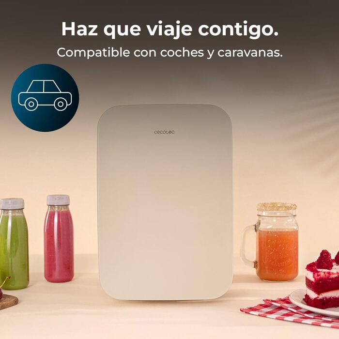 Міні-холодильник 6 л бежевий Cecotec
