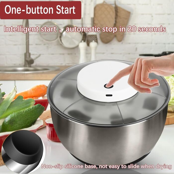 Спиннер для салата 4,8 л E-Greetshopping